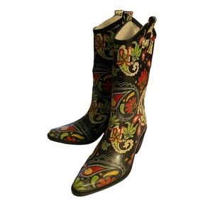 Suko Western Rubber Rain Boots Paisley Women’s Size 7